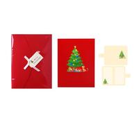 Celebratory Tune Burst Up Greeting Card Three-d Paper Art Christmas Tree With Cats Plan And Sparkling Light Consequences Attach On Celebratory Burst Up Card