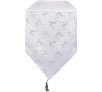 Celebright Christmas Metallic Deer Design Table Runner 13in x 72in in White Celebright White