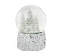 Celebright Christmas Musical Snow Globe Large 14cm - White Christmas Tree Scene Celebright White Large