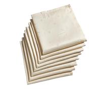Celebright Christmas Pack of 8 Napkins - Square 17 x 17 inches (43 x 43 cm) - Ideal Xmas Dinner Table Decorative Settings - Deer Embossed Design - Cream