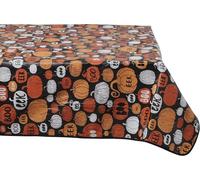 Celebright Halloween PVC Tablecloth - Pumpkin Party - 52in x 90in in Orange Celebright Orange