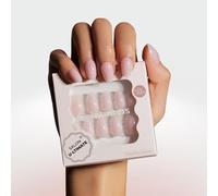 Celebritips Press On Nails Salon U-ltimate Nail Kit - Petal Shine Extra Short Almond Nails Reusable 16 Sizes 32 Nails with Glue and Adhesive Strips