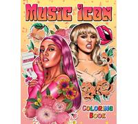 Celebrity Coloring Books: Stress Relieving Designs Singers Coloring Pages with Easy Coloring Book with Beautiful Amazing Christmas Gifts for Kids, Teens, Adults Relaxation