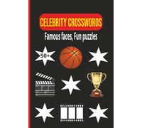 Celebrity Crosswords: Celebrity Crosswords: Crossword Puzzles with Easy to Read Print about Celebrities, Sports, famous people, and more | 6x9 inches, ... Gifts for Vacations, Holidays and relaxation