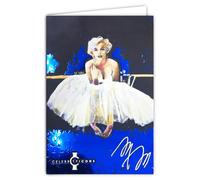 Celebrity Icons Official Licensed Sidney Maurer Marilyn Monroe Actress American Singer Card - White Open Card 23 x 17 cm - With White Envelope 12 x 17.5 cm - For Birthday Leaving Retirement