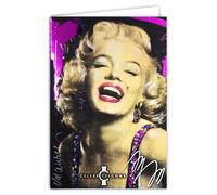 Celebrity Icons Official Licensed Sidney Maurer Marilyn Monroe Actress American Singer Card - White Open Card 23 x 17 cm - With White Envelope 12 x 17.5 cm - For Birthday Leaving Retirement