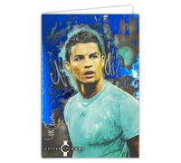 Celebrity Icons Official Licensed Sidney Maurer Professional Footballer Card - Open Card White 23 x 17 cm - With White Envelope 12 x 17.5 cm - For Birthday Leaving Retirement Collectors