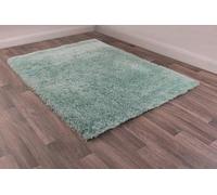 Celebrity Interiors Boston Plain Duckegg Rug in Green | Size: 60 cm x 110 cm Celebrity Interiors Green 60 cm x 110 cm