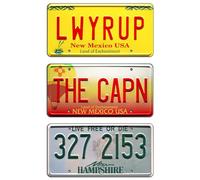 Celebrity Machines Breaking Bad | LWYRUP + THE CAPN + 327 2153 | Metal Stamped License Plates