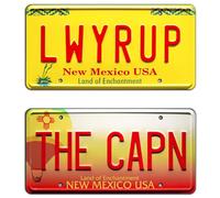 Celebrity Machines Breaking Bad | THE CAPN + LWYRUP | Metal Stamped License Plates