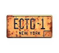 Celebrity Machines Ghostbusters: Afterlife | ECTO-1 | Metal Stamped License Plate