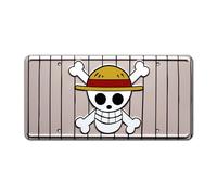 Celebrity Machines | One Piece | The Going Merry | Vanity Plate, Stamped Aluminum, Metal Decorative Tag, Corrosion Resistant, Quality Novelty Sign, Wall Decoration, Wall Hanging