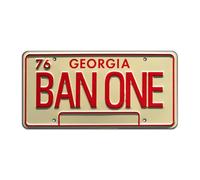 Celebrity Machines Smokey and the Bandit | BAN ONE | Metal Stamped License Plate
