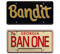 Celebrity Machines Smokey and the Bandit | Burt Reynolds | Metal Stamped License Plates
