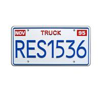Celebrity Machines Toy Story | RES1536 | Metal Stamped License Plate