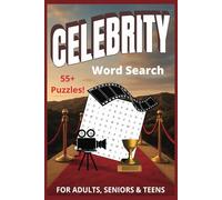 Celebrity Word Search: Hollywood Celebrities of All Time Word Search Book | Easy to Read Puzzles