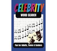 Celebrity Word Search: Pocket size 60+ puzzles with iconic actors, actresses and singers