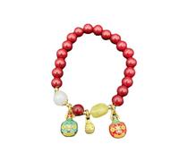 CELEIR A bracelet that I love very much recently, an amethyst sand bracelet, a crystal bracelet, Crystal, cinnabar