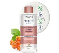 Celenes by Sweden Cloudberry Glycolic Acid Hydrating Toner, 200 mL - with Vitamin C & Niacinamide - Soothing & Brightening Care - for Sensitive & Dry Skin - Paraben/Alcohol Free