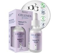 Celenes By Sweden Retinol Serum for Face 30ml - Retinol 1% Collagene Booster - Serum Retinols Intense Water Free - Serums Retinols For Men & Women - Alcool/Parfum/Paraben Free 1% Pure Night Serum