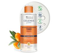 Celenes by Sweden Sea Buckthorn Glycolic Acid & Brightening Toner, 200 mL - Vitamin C & Niacinamide Formula - Pore Minimizer with Salicylic Acid - for Combination & Oily Skin - Paraben & Alcohol Free