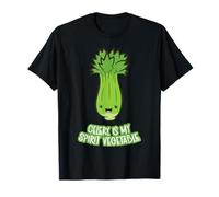 Celery Is My Spirit Vegetable Funny Celery T-Shirt