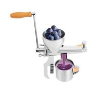 Celery Juicer, with Crank Handle, 29x21cm, Stainless Steel Juicer, Slow Manual Squeezer, Heavy-Duty Build, for Wheatgrass, Kale, Spinach, Tomato & Fruit Juicing