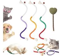 Celery Pets Cat Chew Rope, Catnip-Infused Organic Cotton Chew Rope Toys for Cats, Interactive Cat Nip Kitty Toy for Teeth Cleaning, Cotton Chew Rope Toys, 28 Inches String (Mix)
