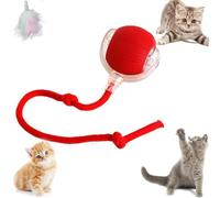 Celery Pets Cat & Dog Toy Ball - Spinkit Electric Self Rolling, 360° Smart Interactive Chase Pet Toy (A-Red-1pcs)