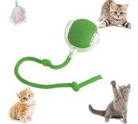 Celery Pets Cat Toy Ball, Spinkit Interactive Rolling Dog Ball, Electric Self Rolling Dog Balls Interactive Cat Toys, 360° Smart Interactive Pet Toy Ball, Smart Chase Pet Toy Ball (A-Green-1pcs)