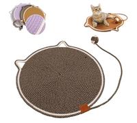 Celery Pets Clawloom Dual Scratching Pad, Dual Scratching Pad for Cats, 17”/20” Dual Scratching Pad, Cat Scratching Mat Natural Cotton Rope Cat Scratching Pad, Furniture Protector (Brown,17 inch)