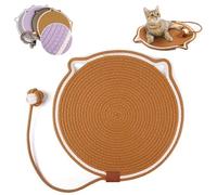 Celery Pets Clawloom Dual Scratching Pad, Dual Scratching Pad for Cats, 17”/20” Dual Scratching Pad, Cat Scratching Mat Natural Cotton Rope Cat Scratching Pad, Furniture Protector (Khaki,20 inch)