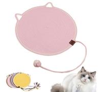 Celery Pets Clawloom Dual Scratching Pad, Natural Wear-Resistant Cat Scratching Mat, Reversible Durable Cardboard Scratching Pads for Indoor Cats (Pink, 16.9in)