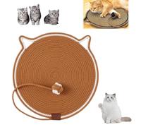 Celery Pets Dual Scratching Pad, 2024 New Celery Pets Cat Scratcher, Cat Scratchers for Indoor Cats, Natural Cotton Rope Cat Scratching Board, For Cats Grinding Claws Nails (Khaki,19.7in)