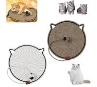 Celery Pets Dual Scratching Pad, 2024 New Celery Pets Cat Scratcher, Cat Scratchers for Indoor Cats, Natural Cotton Rope Cat Scratching Board, For Cats Grinding Claws Nails (2pcs-F,19.7in)
