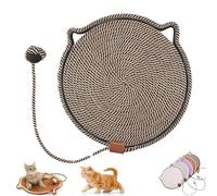Celery Pets Dual Scratching Pad, Scratching Pads for Indoor Cats, 14"/17”/20” Cat Scratcher Mat, Natural Wear-Resistant cats Scratching mat, Large Size Cat Bed Scratching Pads (BROWN,14in)