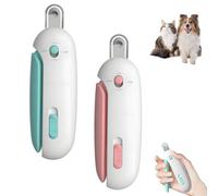 Celery Pets Nail Clippers, Adjustable Cat Nail Trimmer, 2025 Upgraded Cat Grooming Tool, Round-Hole Trimmer for Beginners with Dust Storage, Pet Nail Clippers for Small Large Cat and Dog (2 PCS)