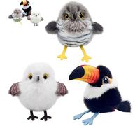 Celery Pets Rechargeable Flapping Bird Cat Toy, Celerypets Meowvo Interactive Cat Toys, Touch Activated Interactive Chirping & Flapping Toy for Indoor Pets (Mix)