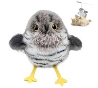 Celery Pets Rechargeable Flapping Bird Cat Toy, Meowvo Celery Pets Cat Toys, Three-Mode Wing Flap, Cats Self-Entertainment Simulation Bird Toy (Tit)