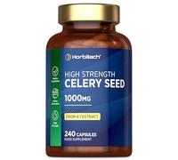 Celery Seed Extract Capsules 1000mg | 8 Months Supply | 4:1 High Strength Extract | 240 Count | Apium Graveolens Supplement | by Horbaach