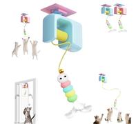 Celerypets Autobounce USB-C Ceiling Cat Teaser, Meowvo Upgraded Smart Ceiling Cat Teaser, Chew-Proof Design, Strong Suction Mount, Suitable for all breeds and sizes (Blue)