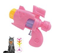 Celerypets Light-Up Flying Disc Cat Launcher Set, Celery Pets Cat Toy, with Colorful Flying Propellers Set, for Pet Training, Chasing (Pink)