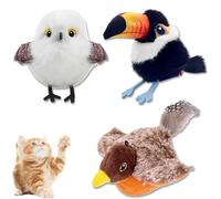 CeleryPets Rechargeable Flapping Bird Cat Toy, CeleryPets Flapping Bird Cat Toy, New Interactive Cats Toys, with Three-Mode Wing Flap, for Your Favorite Pets (Mix*3 B)