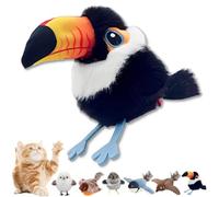 CeleryPets Rechargeable Flapping Bird Cat Toy, CeleryPets Flapping Bird Cat Toy, New Interactive Cats Toys, with Three-Mode Wing Flap, for Your Favorite Pets (Color F)
