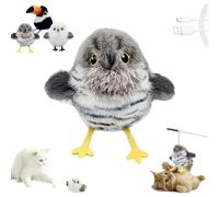 Celerypets Rechargeable Flapping Bird Cat Toy, Interactive Flapping Bird Cat Toy, 2025 New Celerypets Meowvo Interactive Cat Toys, Motion Activated with Three-Mode Wing Flap (1pc*B)