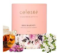 CelesTe Her Majesty - Jasmine Tea Loose Leaf - Premium Blend with Jasmine and Rosebuds | 100% Natural Loose Leaf White Tea (50 gm) (25 Cups)