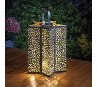 Star Solar Lantern Light LED Large Hanging Silhouette Lamp Garden Decoration
