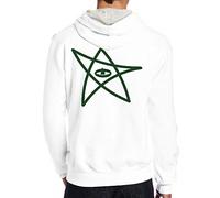 Celeste Luke Mens Hoodies Back Print Customized Hoodies Honk 1 Hooded Sweatshirt, White, M