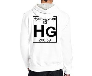 Celeste Luke Mens Hoodies Back Print Personalized Hooded Sweatshirts I Am Flint Customized Graphic Blend Pullover, White, XXL
