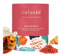 CelesTe Serendipity - Goji Berry Tea - Premium Blend with Ginger, Orange Peel, Clove, Cinnamon, Peppermint, Vanilla | 100% Natural Loose Leaf Black Tea (50gm) (25 Cups)